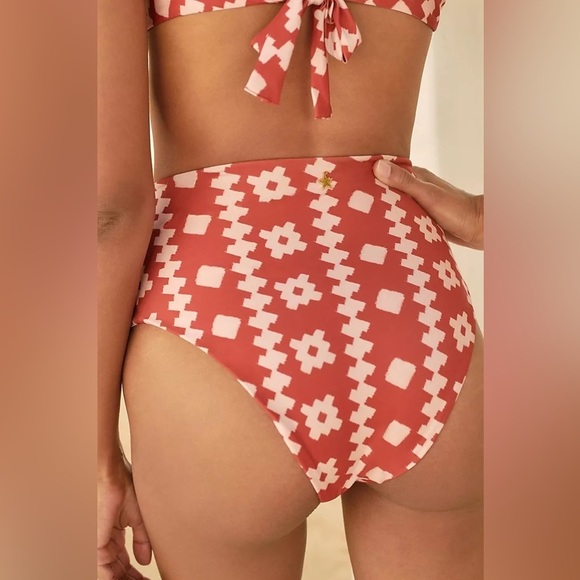 Anthropologie Encantadore Rose Terraguer Bikini Bottom S - Picture 2 of 2